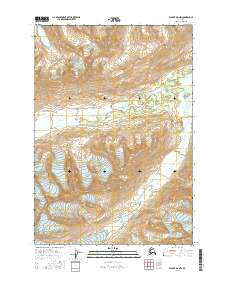 Valdez B-6 NW Alaska Current topographic map, 1:25000 scale, 7.5 X 7.5 Minute, Year 2016