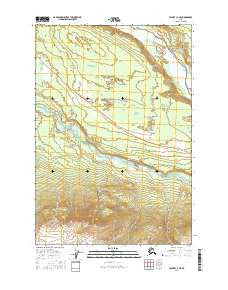 Valdez C-3 NE Alaska Current topographic map, 1:25000 scale, 7.5 X 7.5 Minute, Year 2016
