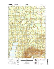 Valdez D-6 NE Alaska Current topographic map, 1:25000 scale, 7.5 X 7.5 Minute, Year 2016