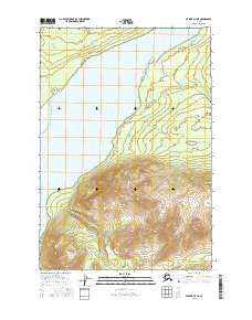 Valdez D-7 NE Alaska Current topographic map, 1:25000 scale, 7.5 X 7.5 Minute, Year 2016