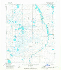 Wainwright A-2 Alaska Historical topographic map, 1:63360 scale, 15 X 15 Minute, Year 1955