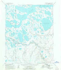 Wainwright A-5 Alaska Historical topographic map, 1:63360 scale, 15 X 15 Minute, Year 1955
