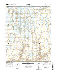 Wainwright A-1 NW Alaska Current topographic map, 1:25000 scale, 7.5 X 7.5 Minute, Year 2014