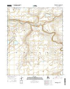 Wainwright A-1 SE Alaska Current topographic map, 1:25000 scale, 7.5 X 7.5 Minute, Year 2014