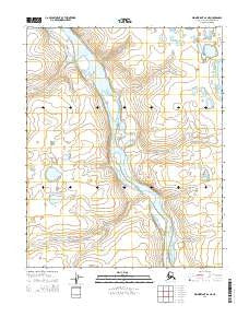 Wainwright A-2 NE Alaska Current topographic map, 1:25000 scale, 7.5 X 7.5 Minute, Year 2014