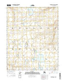 Wainwright A-2 NW Alaska Current topographic map, 1:25000 scale, 7.5 X 7.5 Minute, Year 2014