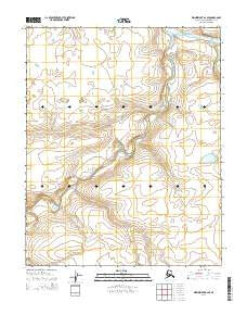 Wainwright A-2 SE Alaska Current topographic map, 1:25000 scale, 7.5 X 7.5 Minute, Year 2014