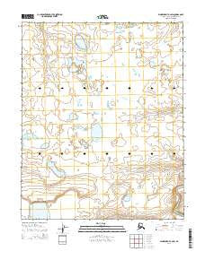 Wainwright A-2 SW Alaska Current topographic map, 1:25000 scale, 7.5 X 7.5 Minute, Year 2014