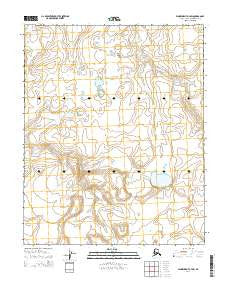 Wainwright A-4 SW Alaska Current topographic map, 1:25000 scale, 7.5 X 7.5 Minute, Year 2014