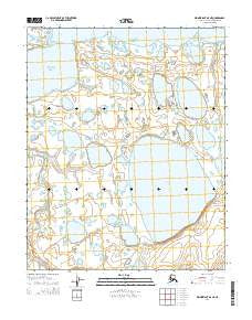 Wainwright A-5 NE Alaska Current topographic map, 1:25000 scale, 7.5 X 7.5 Minute, Year 2014