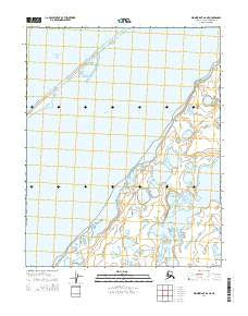 Wainwright A-6 NE Alaska Current topographic map, 1:25000 scale, 7.5 X 7.5 Minute, Year 2014