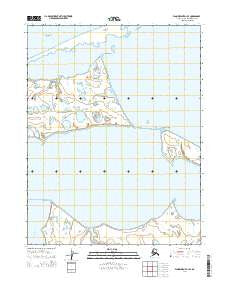 Wainwright D-1 SE Alaska Current topographic map, 1:25000 scale, 7.5 X 7.5 Minute, Year 2014