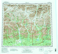 Wiseman Alaska Historical topographic map, 1:250000 scale, 1 X 3 Degree, Year 1956