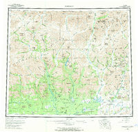Wiseman Alaska Historical topographic map, 1:250000 scale, 1 X 3 Degree, Year 1956