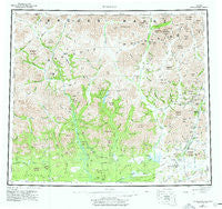 Wiseman Alaska Historical topographic map, 1:250000 scale, 1 X 3 Degree, Year 1956
