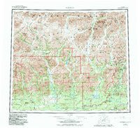Wiseman Alaska Historical topographic map, 1:250000 scale, 1 X 3 Degree, Year 1956
