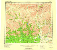 Wiseman Alaska Historical topographic map, 1:250000 scale, 1 X 3 Degree, Year 1956