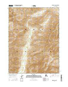 Wiseman B-3 NE Alaska Current topographic map, 1:25000 scale, 7.5 X 7.5 Minute, Year 2016