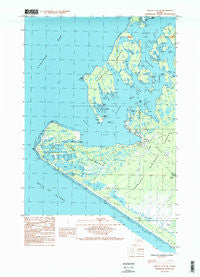 Yakutat C-5 SW Alaska Historical topographic map, 1:25000 scale, 7.5 X 7.5 Minute, Year 1987