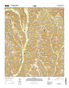 Abbeville East Alabama Current topographic map, 1:24000 scale, 7.5 X 7.5 Minute, Year 2014