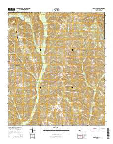 Abbeville East Alabama Current topographic map, 1:24000 scale, 7.5 X 7.5 Minute, Year 2014