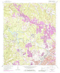 Adamsville Alabama Historical topographic map, 1:24000 scale, 7.5 X 7.5 Minute, Year 1959