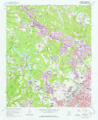 Adamsville Alabama Historical topographic map, 1:24000 scale, 7.5 X 7.5 Minute, Year 1959