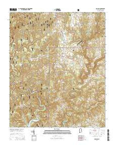 Addison Alabama Current topographic map, 1:24000 scale, 7.5 X 7.5 Minute, Year 2014