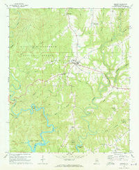 Addison Alabama Historical topographic map, 1:24000 scale, 7.5 X 7.5 Minute, Year 1969