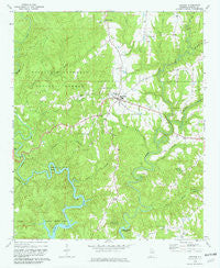 Addison Alabama Historical topographic map, 1:24000 scale, 7.5 X 7.5 Minute, Year 1969