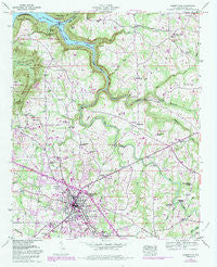 Albertville Alabama Historical topographic map, 1:24000 scale, 7.5 X 7.5 Minute, Year 1947