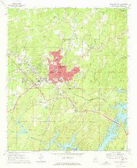 Alexander City Alabama Historical topographic map, 1:24000 scale, 7.5 X 7.5 Minute, Year 1971