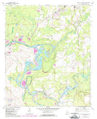 Aliceville South Alabama Historical topographic map, 1:24000 scale, 7.5 X 7.5 Minute, Year 1970