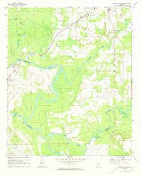 Aliceville South Alabama Historical topographic map, 1:24000 scale, 7.5 X 7.5 Minute, Year 1970