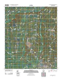 Aliceville North Alabama Historical topographic map, 1:24000 scale, 7.5 X 7.5 Minute, Year 2011