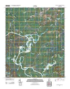 Aliceville South Alabama Historical topographic map, 1:24000 scale, 7.5 X 7.5 Minute, Year 2011