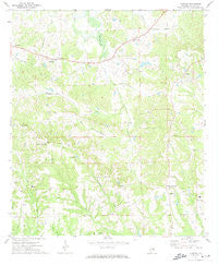Almeria Alabama Historical topographic map, 1:24000 scale, 7.5 X 7.5 Minute, Year 1971