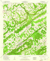 Altoona Alabama Historical topographic map, 1:24000 scale, 7.5 X 7.5 Minute, Year 1958