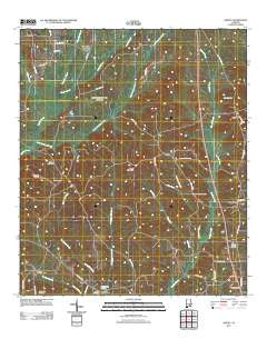 Ansley Alabama Historical topographic map, 1:24000 scale, 7.5 X 7.5 Minute, Year 2011