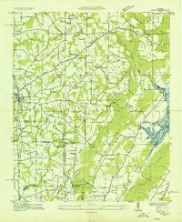 Arab Alabama Historical topographic map, 1:24000 scale, 7.5 X 7.5 Minute, Year 1936