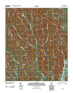 Ararat Alabama Historical topographic map, 1:24000 scale, 7.5 X 7.5 Minute, Year 2011