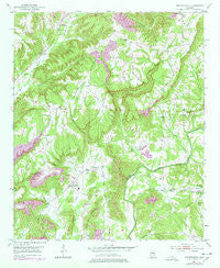 Arkadelphia Alabama Historical topographic map, 1:24000 scale, 7.5 X 7.5 Minute, Year 1951