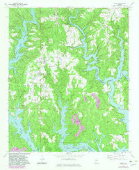 Arley Alabama Historical topographic map, 1:24000 scale, 7.5 X 7.5 Minute, Year 1969