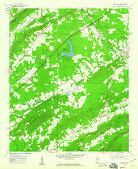Ashville Alabama Historical topographic map, 1:24000 scale, 7.5 X 7.5 Minute, Year 1958