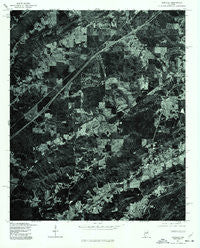 Ashville Alabama Historical topographic map, 1:24000 scale, 7.5 X 7.5 Minute, Year 1975
