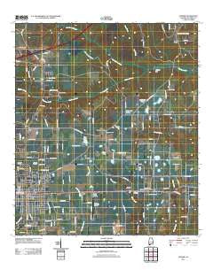Atmore Alabama Historical topographic map, 1:24000 scale, 7.5 X 7.5 Minute, Year 2011