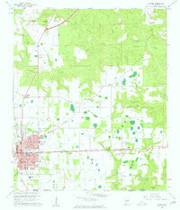 Atmore Alabama Historical topographic map, 1:24000 scale, 7.5 X 7.5 Minute, Year 1960
