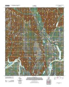 Autaugaville Alabama Historical topographic map, 1:24000 scale, 7.5 X 7.5 Minute, Year 2011