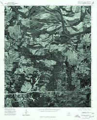 Autaugaville SE Alabama Historical topographic map, 1:24000 scale, 7.5 X 7.5 Minute, Year 1975