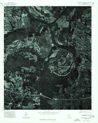 Autaugaville SW Alabama Historical topographic map, 1:24000 scale, 7.5 X 7.5 Minute, Year 1975